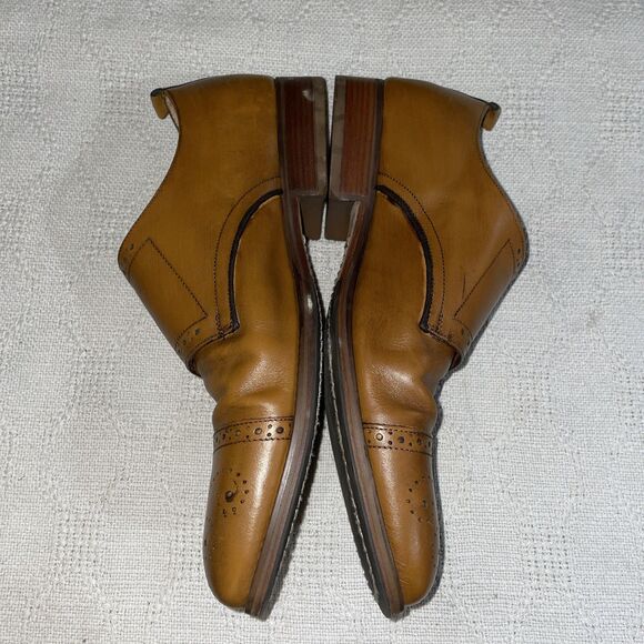 Aldo Men’s Double Monk Dress Shoes Size 43 U.S. 10 M Tan Leather Business Formal main image 10
